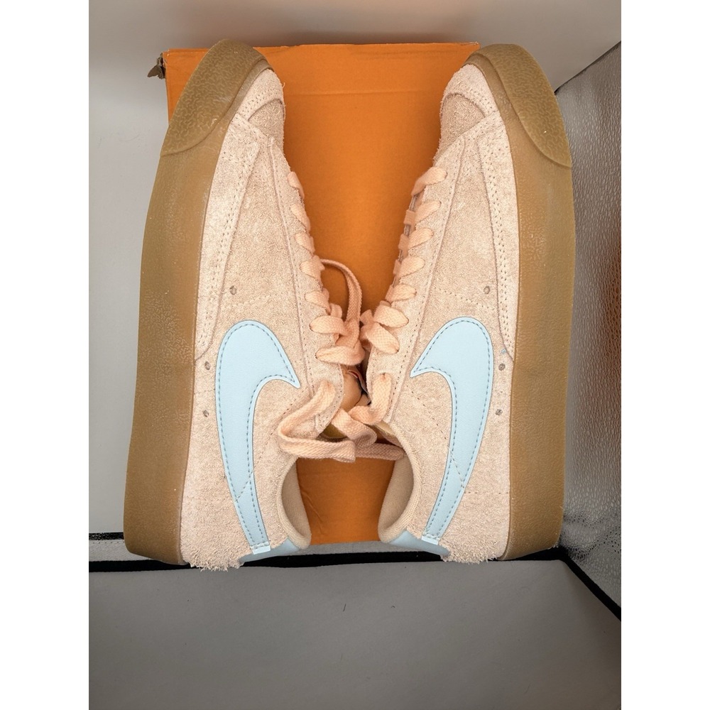 Nike Blazer Low '77 Women's Size 7 Pink Suede Shoes FQ8060 800